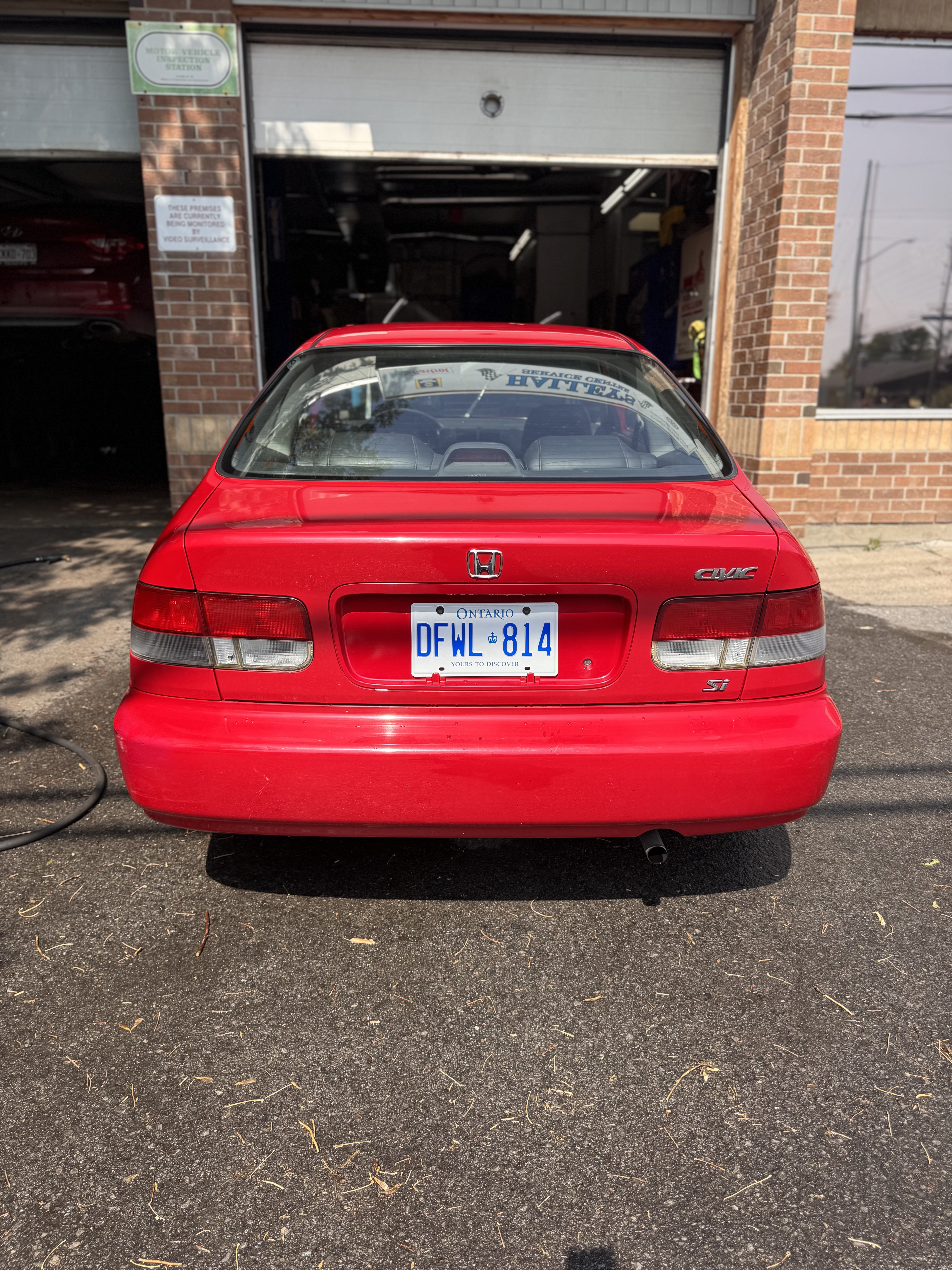 Honda Civic side after Ottawa detailing